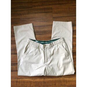 Golfino Men's  Size 31x 26 Khaki Tan tech Golf Pants Elastic Waist